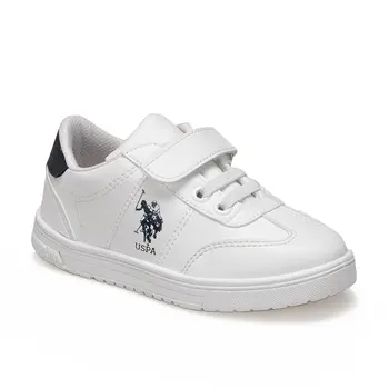 

FLO GLOCK White Male Child Sneaker Shoes U.S. POLO ASSN.