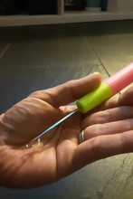 Gancho de ganchillo para ganchillo, aguja de ganchillo para tejer cabello