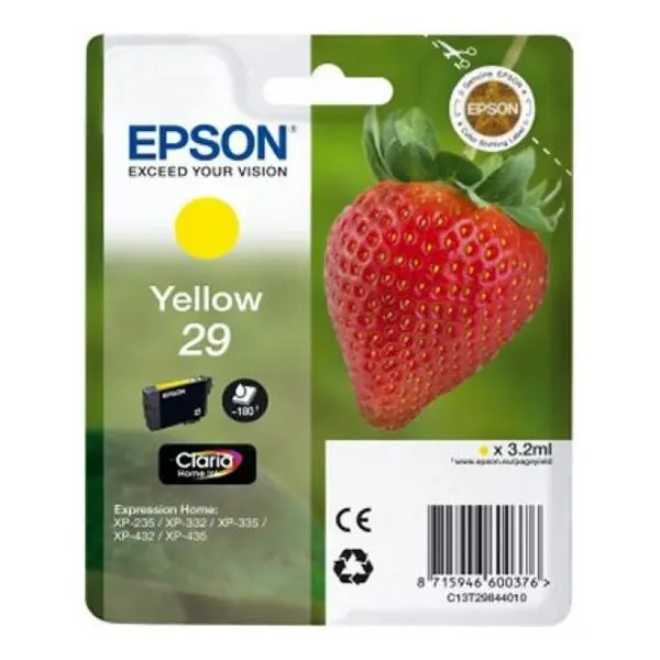 Чернильный картридж Epson C13T298440 желтый