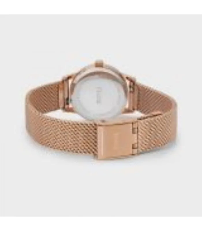 CLUSE часы VEDETTE MESH розовое золото/белый CL50006