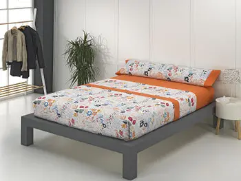

NOVOTEXTIL HOME Juego de BEDSHEET polyester cotton printed slipway available in various measures and stampings