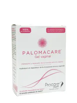 

Palomacare®Vaginal gel with 6 canulas from 5 ml Gel for internal vaginal area moisturizes, repairing and reequilibra mucosal car v
