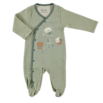

ebebek Bambaki Cold Days Baby Boy Snaps Footed Romper