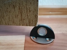 Door-Stopper Non-Punching-Sticker Rubber Stainless-Steel Magnetic NAIERDI Hidden Floor-Mounted