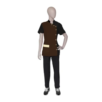 

ARTERO JACKET ELISA BLACK/BROWN "XL