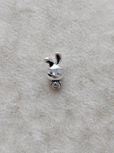 Plata de Ley 925 de un perro historia caniche Cachorro Bulldog Francés perlas encanto Fit BISAER encantos de plata 925 Pulsera Original