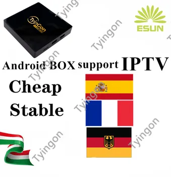 

esun suppory android tv box for Italia iptv support europe iptv android tv box