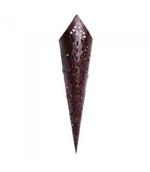

Elongated Open Iron Torch - Medieval Design - 89 cm