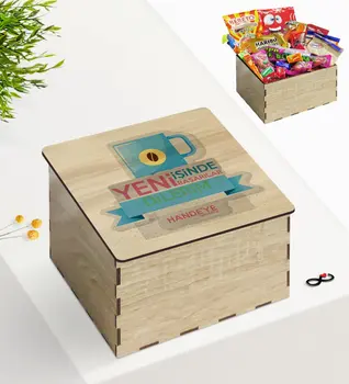 

Personalized Wood New In Box She Devotes The Success In Design Nostalgic Lezzetler Gift Set-4