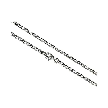 

Chain 925 Sterling silver m smooth 45cm. Marine. [AB1533]