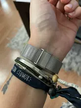 Correa para Apple Watch, correa de metal de 44mm y 40mm para Apple watch 6 5 4 3 SE para iWatch de 42mm y 38mm