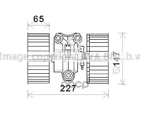 

Interior heater fan BMW 520d 523i (E39) Ava art. bw8470