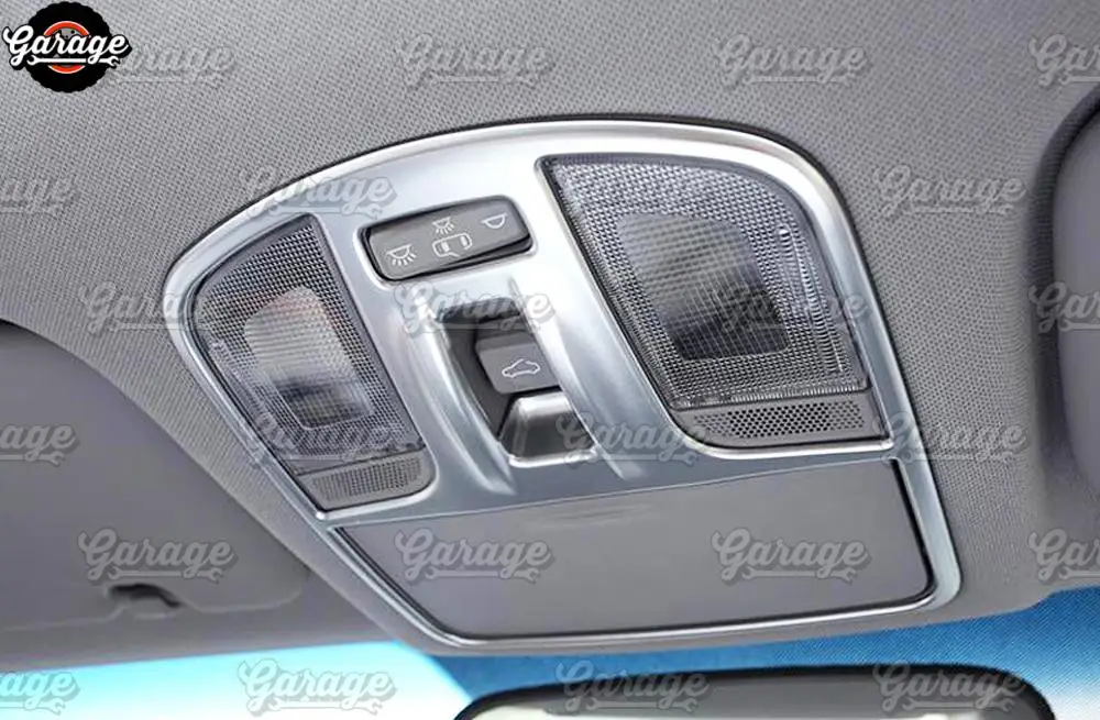 Рамка Верхнего Переднего плафона для hyundai Elantra- ABS пластик литье 1 комплект/2 шт украшение автомобиля Стайлинг