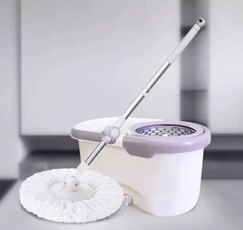 

Fregona giratoria con cubo automático limpieza mágica limpia fácil para suelo microfibra