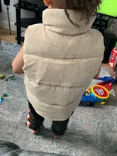 Chaleco cálido de otoño e invierno para niñas, ropa gruesa para niños, prendas de vestir exteriores, chaquetas de algodón para niños de 3 a 10 años, 2020
