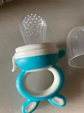 Chupete con mordedor de comida fresca para bebé, tete de alimentación con seguro para la tetina, pezón de alimentación para niños