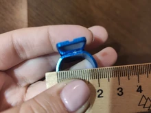 Reglas de endodoncia Dental de aluminio de colores, escala de medida de rango, para dedo, herramientas de dentista, 1 ud.