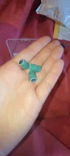 HYTOOS-Bandas de lijado verde sin mandril, accesorios de brocas para uñas, herramienta de pulido para el cuidado de las uñas, 50 Uds.