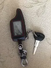 Funda para llavero con alarma de cuero, funda para llavero con control remoto para Scher Kan, Magicar 5, 6, M5, M6