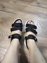 TUINANLE-Sandalias de gladiador con plataforma para Mujer, zapatos de verano a la moda, gruesas, para playa, de tela vaquera, cómodas, 2021