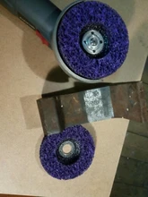 Abrasive-Disc-Belt Grinder Polishing Buffing-Wheels Diamond 125mm Black Blue 2pcs