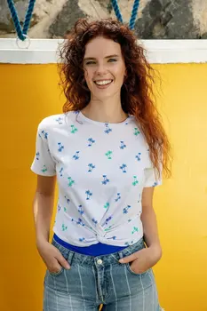 

DeFacto New Summer Women Fashion T-shirt Women's Casual Print Tops Female Cotton Comfort Short Sleeves New - J4014AZ18HS