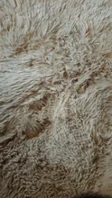 Round Rug Carpets Living-Room-Decor Modern-Mats Bedroom Faux-Fur Fluffy Shaggy-Area Long