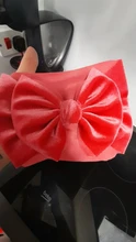 Diadema de terciopelo para bebé, turbante con lazo grande para niña, cinta para el pelo de lazo para recién nacido, accesorios para el cabello para chico