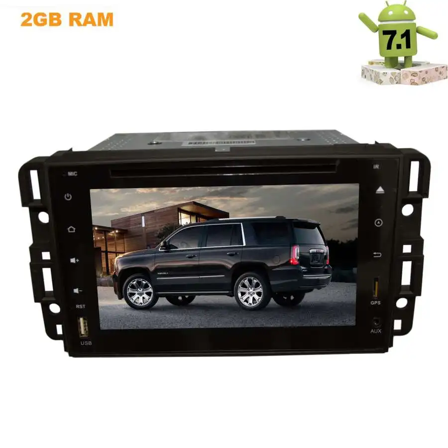 Штатная магнитола Hummer H2 2002-2009 LeTrun 1989 на Android 7.1.1(+ Камера заднего вида в подарок
