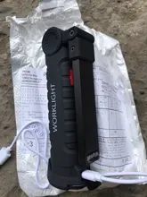 Linterna LED COB recargable por USB, luz de inspección de trabajo, 5 modos, luz trasera magnética, diseño, linterna para colgar, resistente al agua