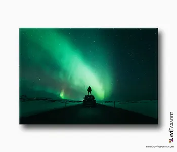

Northern Lights Canvas Painting-Canvas Art Print Home Picture Frames Wall Photo Frame