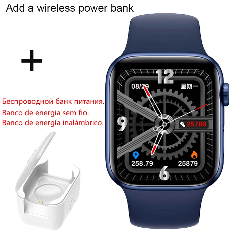 IWO Smart Watch Men Series 7 Wireless Charge Smartwatch Women Heart Rate Watches Bluetooth Call Fitness Tracker For Android IOS 