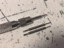 Herramienta de reloj de 4 pines, 7 piezas, resorte de aguja de pino, barra de posado, pasador, conjunto de correa de reloj de reparación, eliminación de correa de reloj