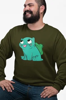 

Angemiel Wear Balbazar Pokemon Green Men 'S Sweatshirt