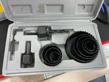 Saw-Set Drill-Bit Hole-Cutter-Set Plasterboard 19-127mm Woodworking-Hole Carbon-Steel