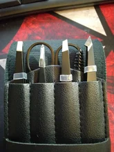 Juego de pinzas profesionales de acero inoxidable para cejas, 6 piezas, herramienta inclinada para el cabello, Clip para ceja, pegatinas con estuche, juego de herramientas de maquillaje