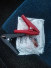 Alligator-Clip Electrical-Clips-Clamps Car-Battery Crocodile 100A Durable Insulated Red