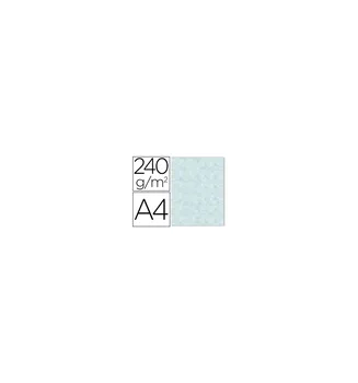 

COLOR paper led parchment paper with edges A4 240G/M2 blue PACK of 10 sheets