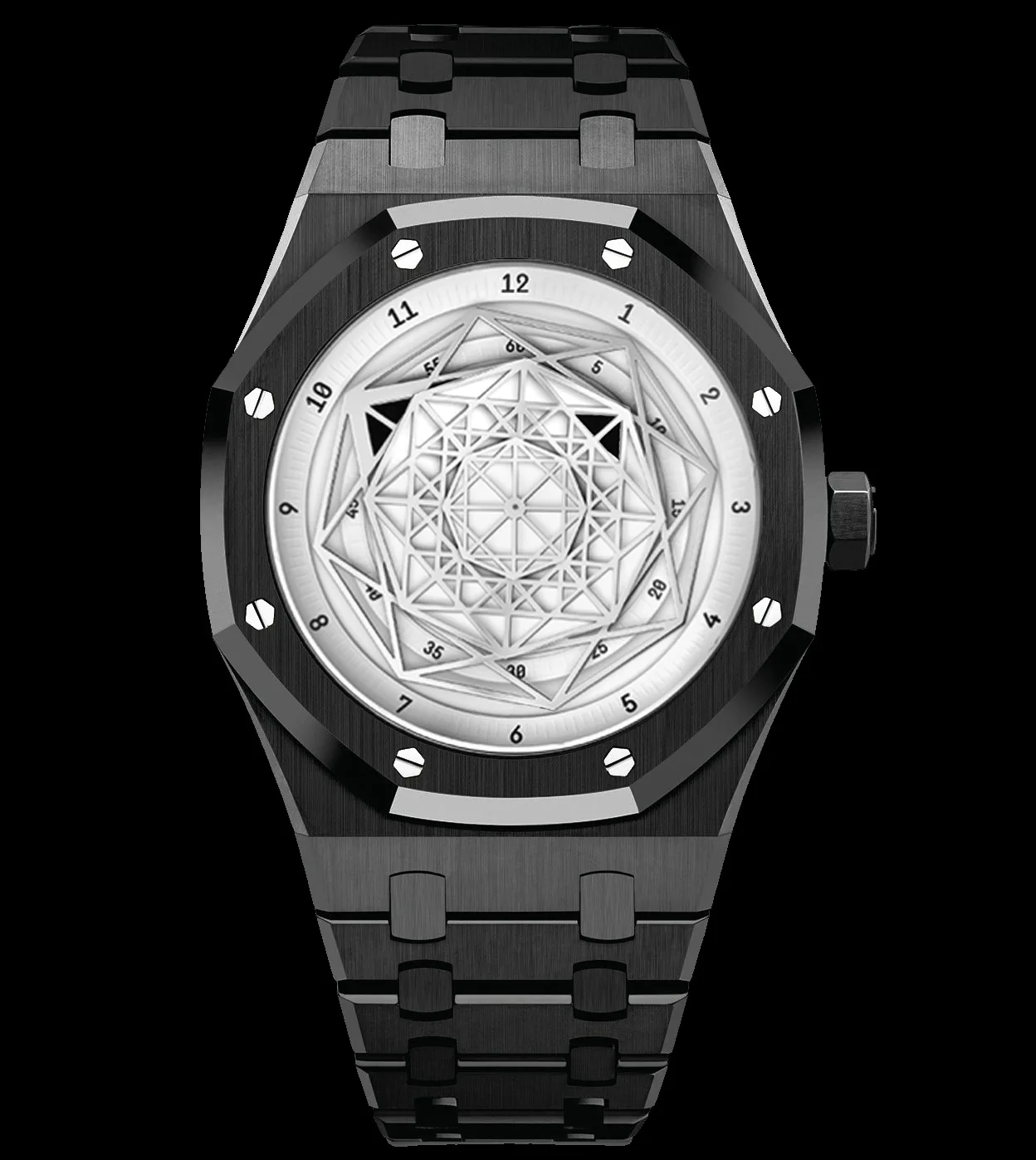 DIDUN Automatic mechanical watch stainless steel fashion waterproof luminous men's watch