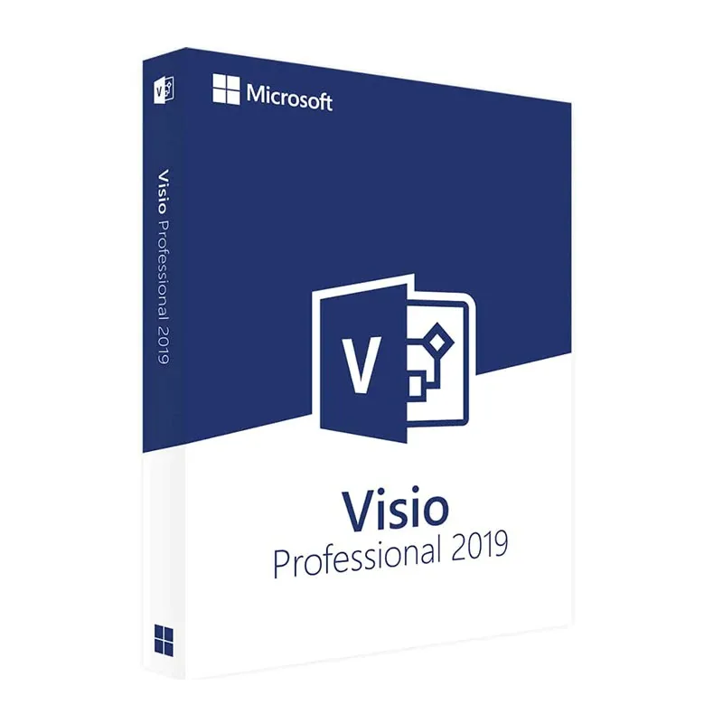 Licence numérique professionnelle Microsoft Visio 2019