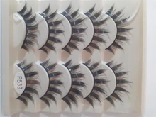 Pestañas postizas de maquillaje japonesas, nuevas, 5 pares, largas y gruesas, útiles de belleza de moda, 2020