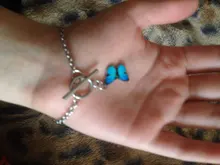 Pulseras de mariposa para parejas, brazaletes de diseño Ins para mujer, estudiantes, novia, hermana, regalo, Charms