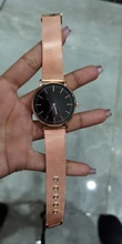 De Lujo reloj de oro rosa pulsera de las mujeres relojes de señoras de la marca reloj de cuarzo Casual mujer acero reloj de pulsera Montre Femme reloj
