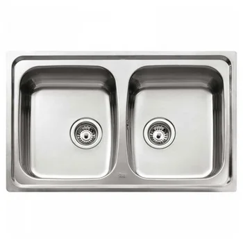 

Sink with Two Basins Teka Stainless steel