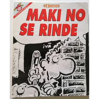 

BANNERS OF HUMOR N. 131, MAKINAVAJA MAKI does not surrender, year 1996, ED. On Thursday, 1st edition, author IVÁ, COMIC SATIRICO