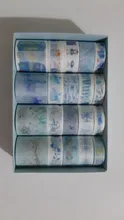 20 Pcs conjunto de cintas Washi pegatinas con diseño del océano Scrapbooking Retro protectora lavado cintas flor Washitape Fita Adesiva Adhesiva Decorativa