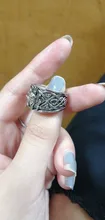 Anillo Vintage de plata fina con cola de zorro para hombre y mujer, Joyería de Halloween de fiesta Steampunk, regalos