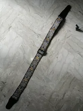 Correa de guitarra bordada de estilo nacional, correa de hombro, cinta Musical, correa de instrumento, instrumento, parte de guitarra