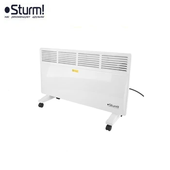 

Convector Sturm! CH1500. 750/1500 W, mechanical thermostat, floor / wall, overheat / splash protection. Convection heater
