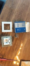 Delviz-enchufe estándar francés, CA 100-250V, Cargador USB de doble puerto para móvil, blanco con panel de interruptor, enchufe de corriente USB de pared de 16A